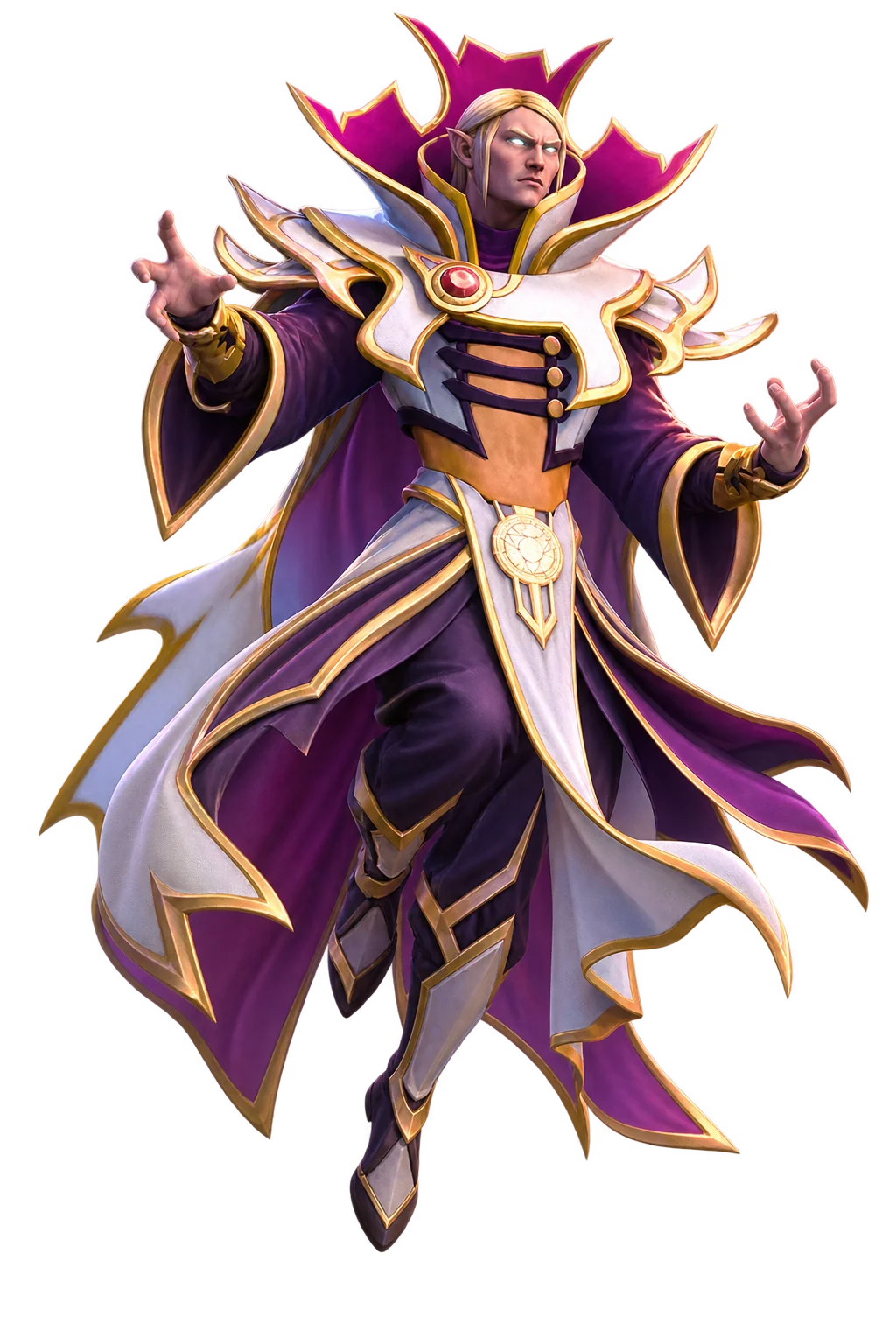 Invoker на фоне магических сфер